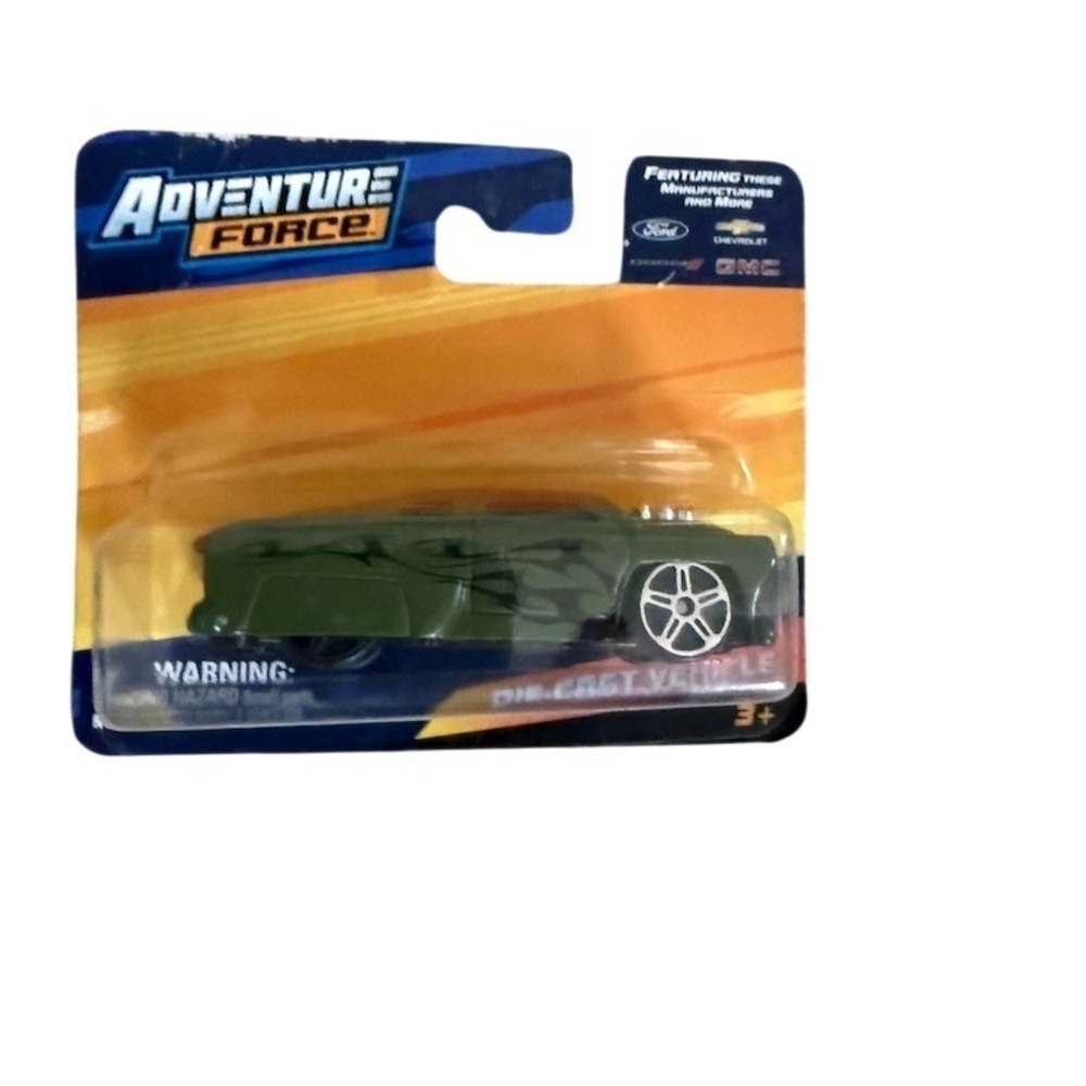Adventure Force‎ Leadfoot Die-Cast Car Green 1:64 Scale Carded Blister Pack